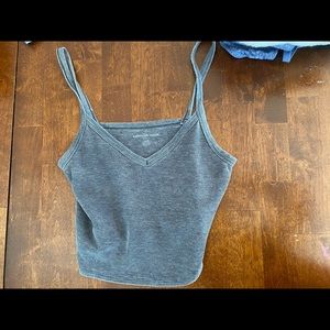 Grey crop top